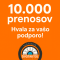 10.000 prenosov tomosovih gradiv